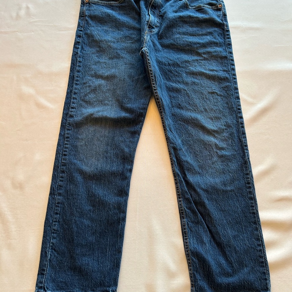 Levi's 502Dark Blue Relaxed Fit Jeans